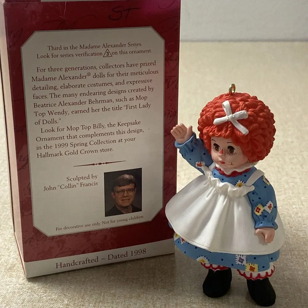 Hallmark Keepsake Madame Alexander‎ Mop Top Wendy Christmas Tree Ornament 1996